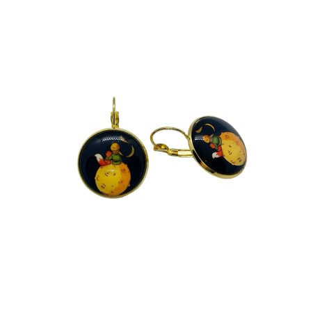 earrings steel gold little prince2